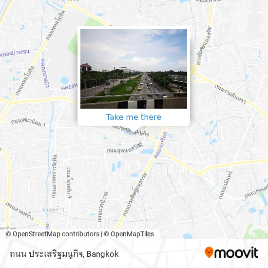 ถนน ประเสริฐมนูกิจ map