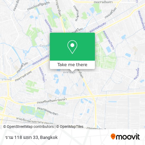 ราม 118 แยก 33 map