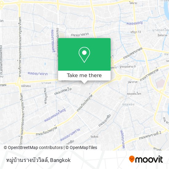 หมู่บ้านรางบัววิลล์ map