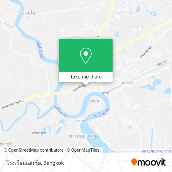 โรงเรียนเอกชัย map
