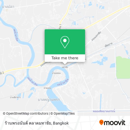 ร้านพรอนันต์ ตลาดมหาชัย map