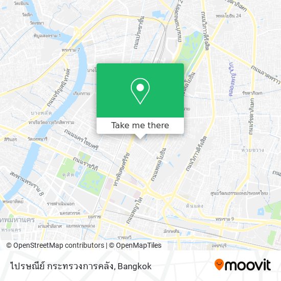 ไปรษณีย์ กระทรวงการคลัง map