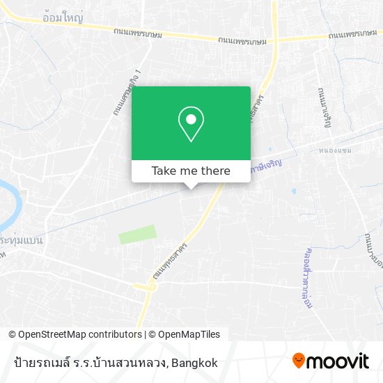 ป้ายรถเมล์ ร.ร.บ้านสวนหลวง map