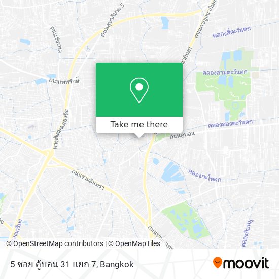 5 ซอย คู้บอน 31 แยก 7 map