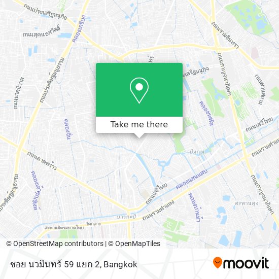 ซอย นวมินทร์ 59 แยก 2 map