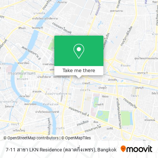 7-11 สาขา LKN Residence (ตลาดกิ่งเพชร) map