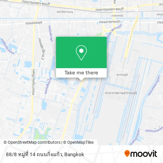 88/8 หมู่ที่ 14 ถนนกิ่งแก้ว map