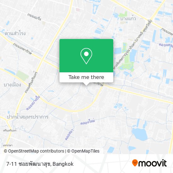 7-11 ซอยพัฒนาสุข map