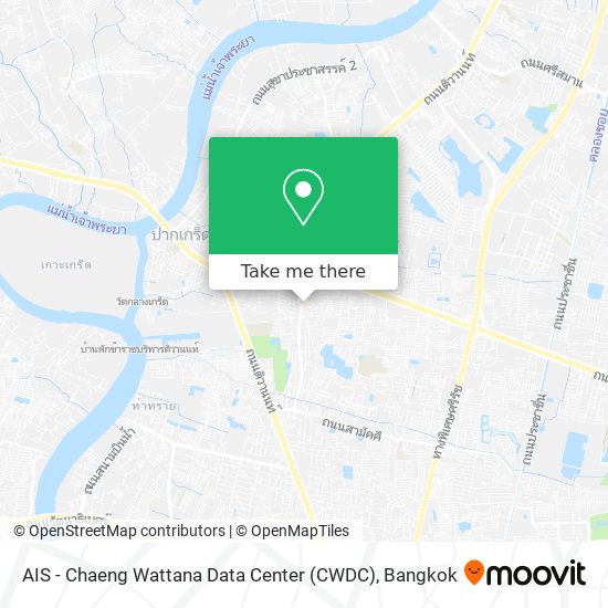 AIS - Chaeng Wattana Data Center (CWDC) map