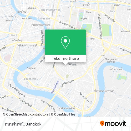 ถนนจันทน์ map