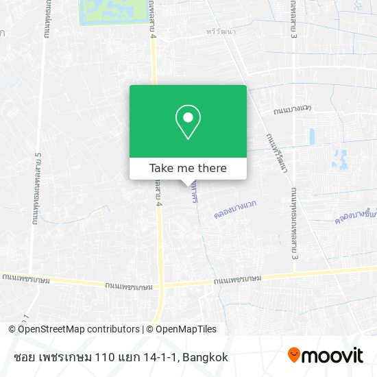 ซอย เพชรเกษม 110 แยก 14-1-1 map