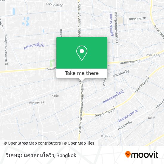 วิเศษสุขนครคอนโดวิว map