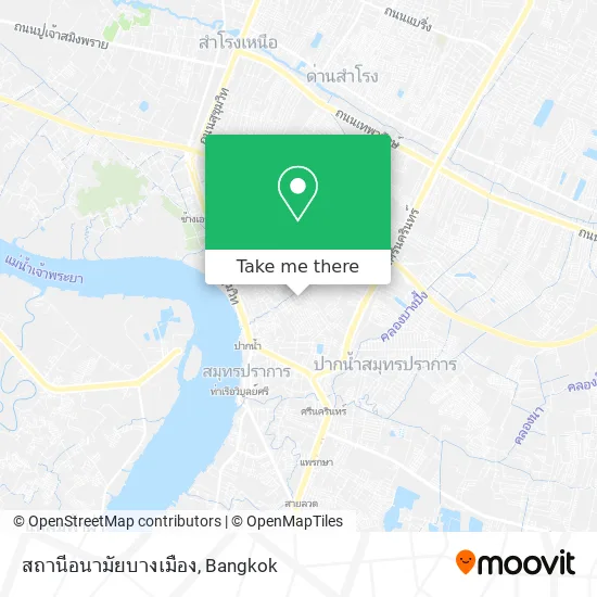 สถานีอนามัยบางเมือง map