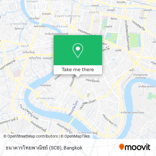 ธนาคารไทยพาณิชย์ (SCB) map
