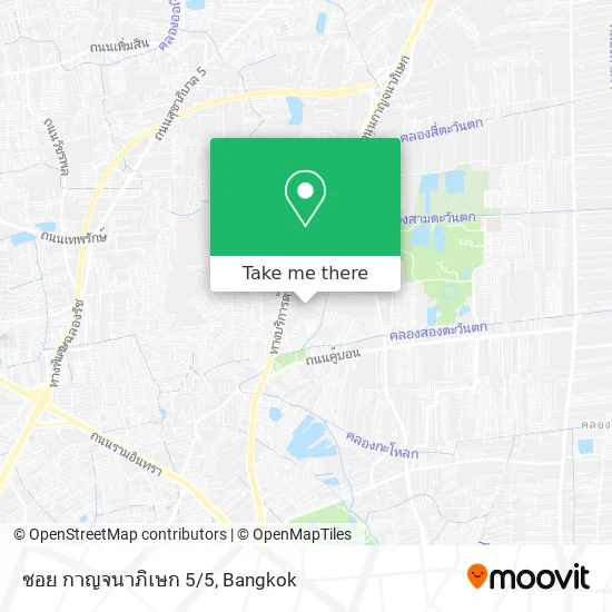 ซอย กาญจนาภิเษก 5/5 map