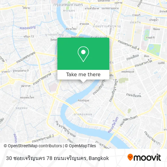 30 ซอยเจริญนคร 78 ถนนเจริญนคร map