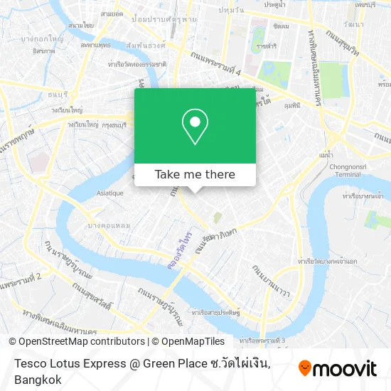Tesco Lotus Express @ Green Place ซ.วัดไผ่เงิน map
