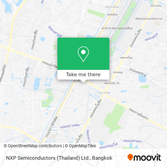 NXP Semiconductors (Thailand) Ltd. map