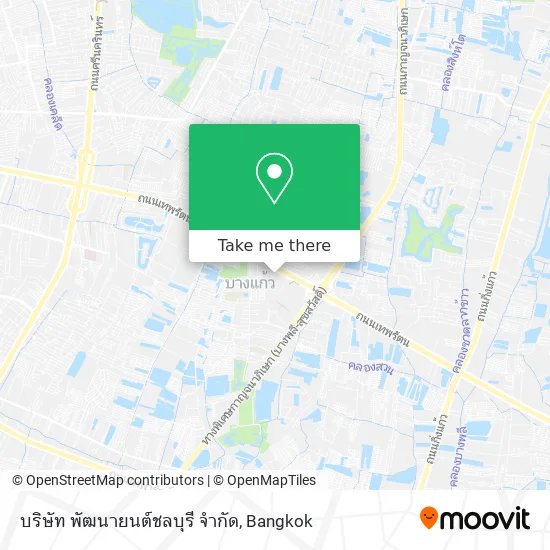 บริษัท พัฒนายนต์ชลบุรี จำกัด map