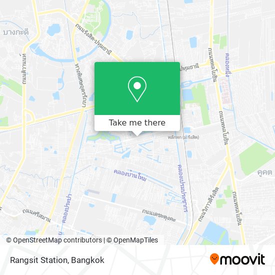 Rangsit Station map