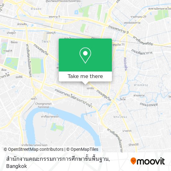 สำนักงานคณะกรรมการการศึกษาขั้นพื้นฐาน map