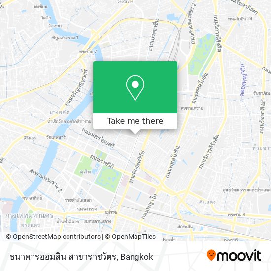 ธนาคารออมสิน สาขาราชวัตร map