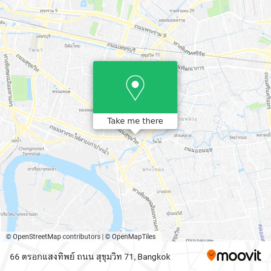 66 ตรอกแสงทิพย์ ถนน สุขุมวิท 71 map