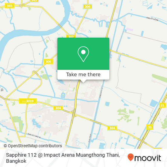 Sapphire 112 @ Impact Arena Muangthong Thani map