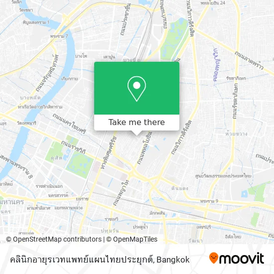 คลินิกอายุรเวทแพทย์แผนไทยประยุกต์ map