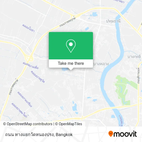 ถนน ทางแยกวัดหนองปรง map