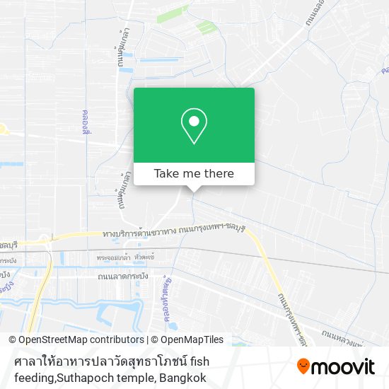 ศาลาให้อาหารปลาวัดสุทธาโภชน์  fish feeding,Suthapoch temple map