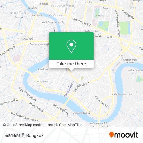 ตลาดอยู่ดี map