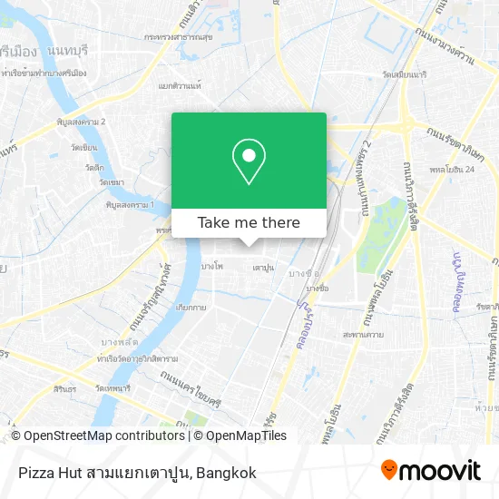 Pizza Hut สามแยกเตาปูน map