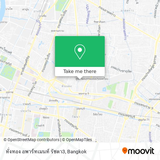 ทั่งทอง อพาร์ทเมนท์ รัชดา3 map
