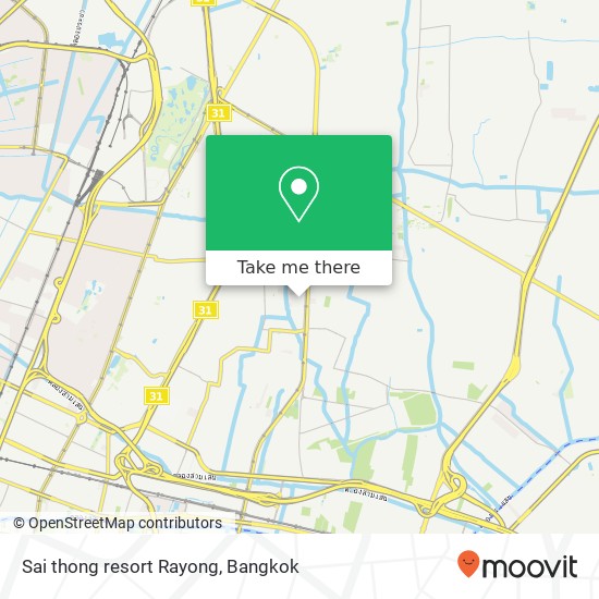 Sai thong resort Rayong map