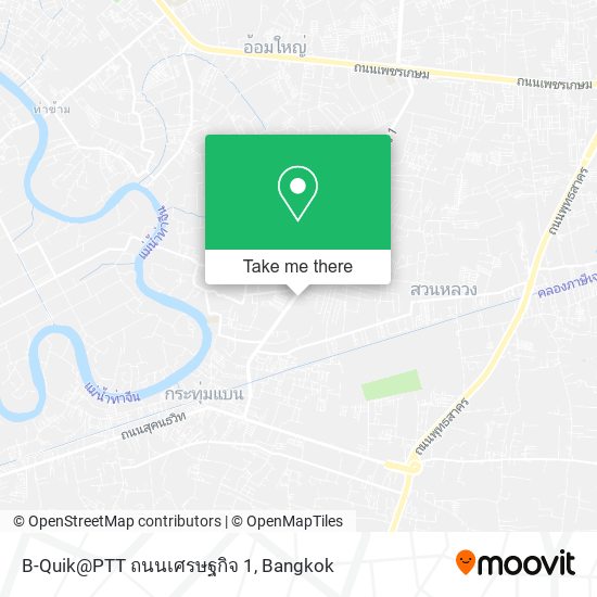 B-Quik@PTT ถนนเศรษฐกิจ 1 map