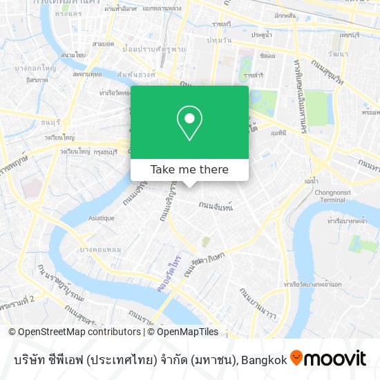 บริษัท ซีพีเอฟ (ประเทศไทย) จำกัด (มหาชน) map