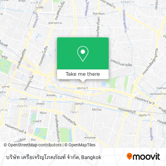 บริษัท เครือเจริญโภคภัณฑ์ จำกัด map