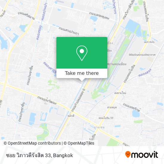 ซอย วิภาวดีรังสิต 33 map