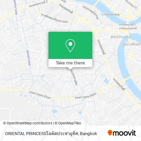 ORIENTAL PRINCESSโลตัสประชาอุทิศ map