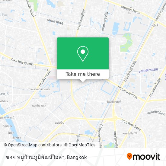 ซอย หมู่บ้านภูมิพัฒน์วิลล่า map