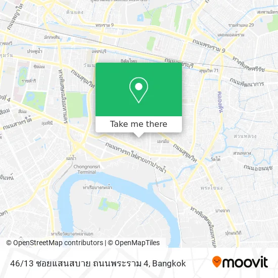 46/13 ซอยแสนสบาย ถนนพระราม 4 map