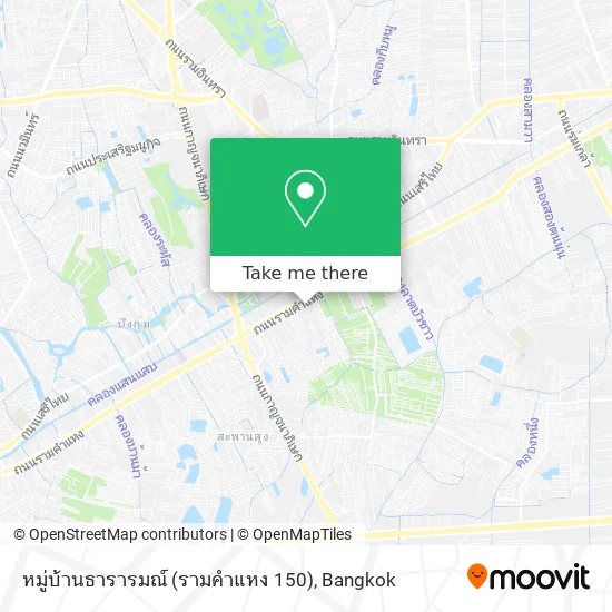 หมู่บ้านธารารมณ์ (รามคำแหง 150) map