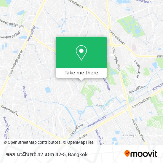 ซอย นวมินทร์ 42 แยก 42-5 map