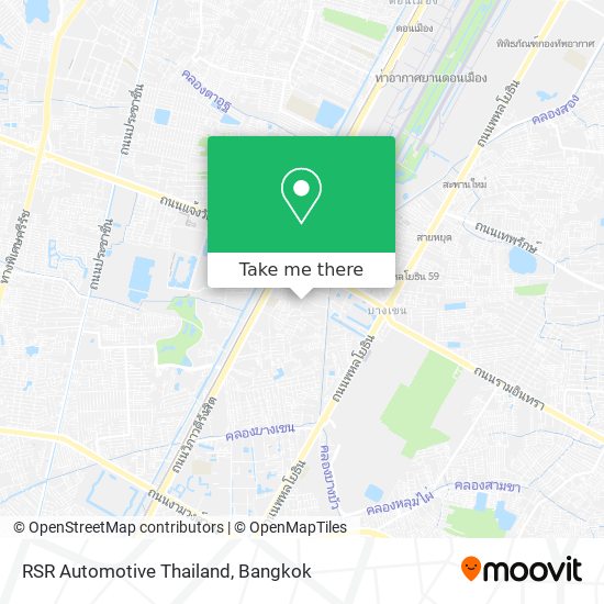 RSR Automotive Thailand map