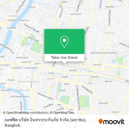 ออฟฟิต บริษัท อินทรประกันภัย จำกัด (มหาชน) map