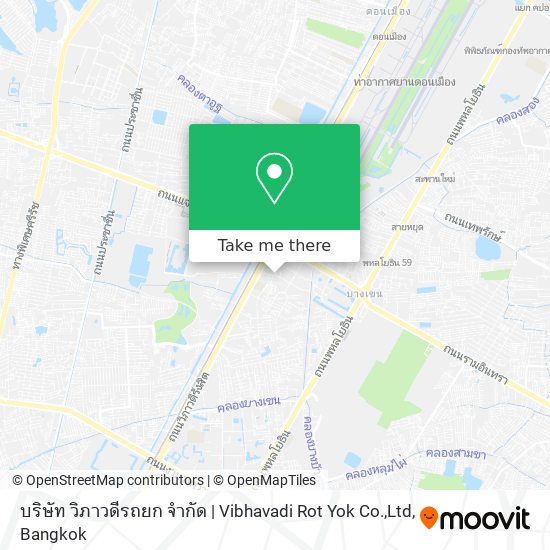 บริษัท วิภาวดีรถยก จำกัด | Vibhavadi Rot Yok Co.,Ltd map