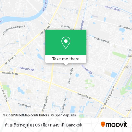 ก๋วยเตี๋ยวหมูนุ่ม | C5 เมืองทองธานี map
