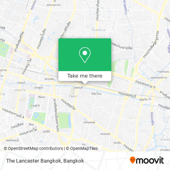 The Lancaster Bangkok map