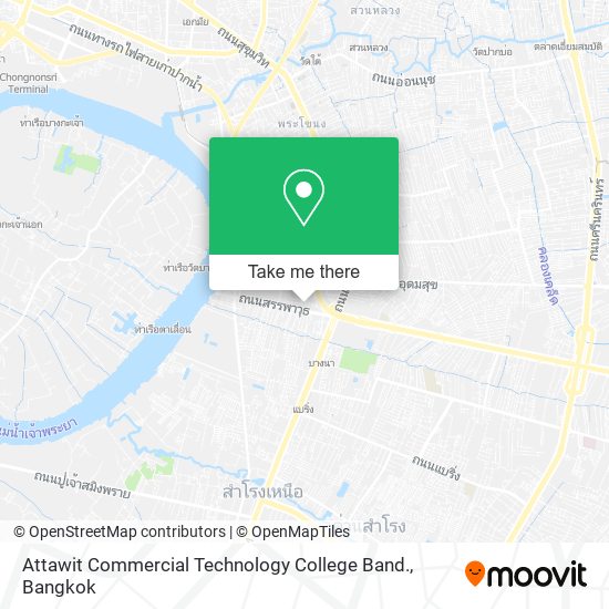 Attawit Commercial Technology College Band. map